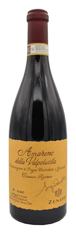Bottiglia di Amarone della Valpolicella Classico Riserva Sergio Zenato 2019