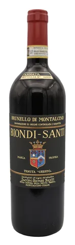 Bottiglia di Brunello di Montalcino Biondi Santi 2019