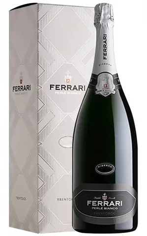 Bottiglia di Trento Spumante Riserva 'Perlé Bianco' Ferrari Magnum 2016