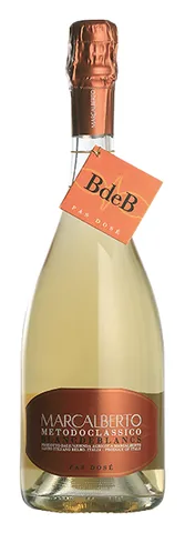 Bottiglia di Spumante Metodo Classico Pas Dosé Blanc de Blancs, Marcalberto