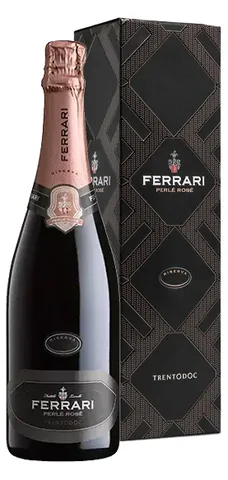 Bottiglia di Trentodoc Riserva Perlé Rosé Brut 2018, Ferrari