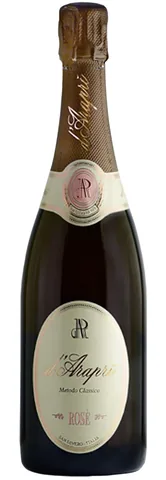 Bottiglia di Spumante Metodo Classico Rosé Brut D'Araprì