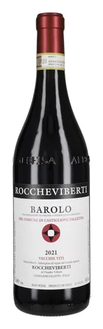 Bottiglia di Barolo Rocche di Castiglione 'Vecchie Viti' 2021, Roccheviberti