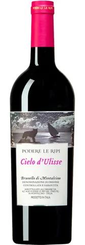 Bottiglia di Brunello di Montalcino 'Cielo d'Ulisse' Podere Le Ripi 2019