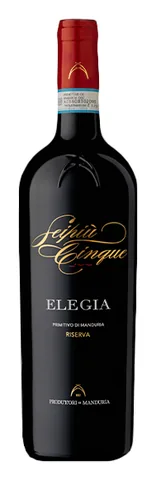 Bottiglia di Primitivo di Manduria Riserva 'Elegia' 2021, Produttori di Manduria