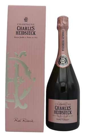 Bottiglia di Champagne Rosé Brut Reserve Charles Heidsieck