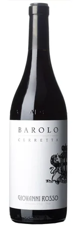 Bottiglia di Barolo Cerretta 2020, Giovanni Rosso