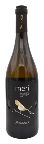 Bottiglia di Vermentino di Sardegna 'Merì' Argiolas 2025