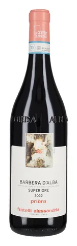 Bottiglia di Barbera d'Alba Superiore 'Priorà' 2022, Fratelli Alessandria
