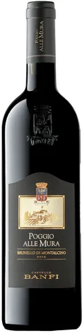 Bottiglia di Brunello di Montalcino Poggio alle Mura 2018, Castello di Banfi